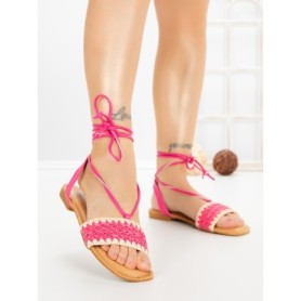 Sandale Dama cu Talpa Joasa G1731 FUCHSIA | GALLEVANI