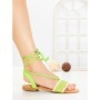 Sandale Dama cu Talpa Joasa G1731 GREEN | GALLEVANI