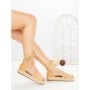 Sandale Dama cu Platforma G1738 CAMEL | GALLEVANI