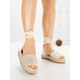 Sandale Dama cu Platforma G1738 BEIGE | GALLEVANI