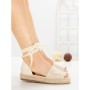 Sandale Dama cu Platforma G1738 BEIGE | GALLEVANI