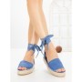 Sandale Dama cu Platforma G1738 BLUE | GALLEVANI