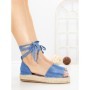 Sandale Dama cu Platforma G1738 BLUE | GALLEVANI