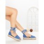 Sandale Dama cu Platforma G1738 BLUE | GALLEVANI