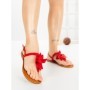 Sandale Dama cu Talpa Joasa KK-1006 RED | EMAS