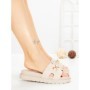 Papuci Dama cu Platforma FF-85 BEIGE | EMAS