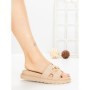 Papuci Dama cu Platforma FF-85 KHAKI | EMAS