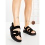 Sandale Dama cu Platforma FF-81 BLACK | EMAS