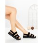 Sandale Dama cu Platforma FF-81 BLACK | EMAS