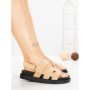 Sandale Dama cu Platforma FF-81 BEIGE | EMAS