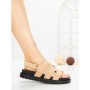 Sandale Dama cu Platforma FF-81 BEIGE | EMAS