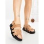 Sandale Dama cu Platforma FF-81 KHAKI | EMAS