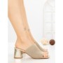 Papuci Dama cu Toc GG-60 GOLD | EMAS