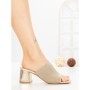 Papuci Dama cu Toc GG-60 GOLD | EMAS