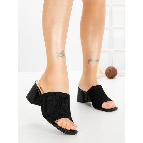 Papuci Dama cu Toc GG-60 BLACK | EMAS