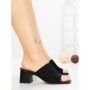 Papuci Dama cu Toc GG-60 BLACK | EMAS