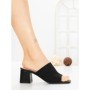 Papuci Dama cu Toc GG-60 BLACK | EMAS