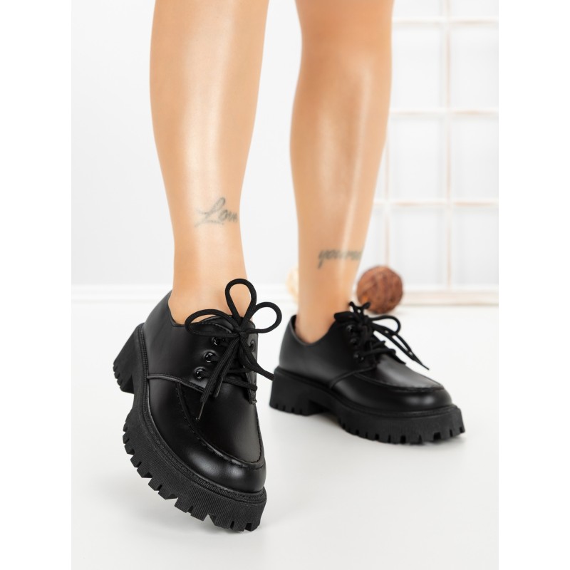 Pantofi Casual Dama PP-8 BLACK | EMAS