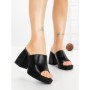 Papuci Dama cu Toc DD-201 BLACK | EMAS
