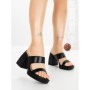Papuci Dama cu Toc DD-202 BLACK | EMAS