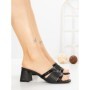 Papuci Dama cu Toc DD-212 BLACK | EMAS