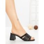 Papuci Dama cu Toc DD-212 BLACK | EMAS