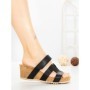 Papuci Dama cu Platforma SS-103 BLACK | EMAS