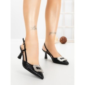 Pantofi Stiletto DD-210 BLACK | EMAS