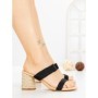 Papuci Dama cu Toc P-8986 BLACK | EMAS