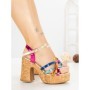 Sandale Dama cu Toc Gros WW-50 COLOR | EMAS