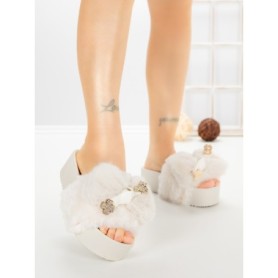 Papuci Dama cu Platforma 5WS-2 BEIGE | GALLEVANI