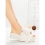 Papuci Dama cu Platforma 5WS-2 BEIGE | GALLEVANI
