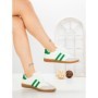 Pantofi Sport Dama LA-79 WHITE-GREEN | ANDERINA