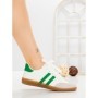 Pantofi Sport Dama LA-79 WHITE-GREEN | ANDERINA