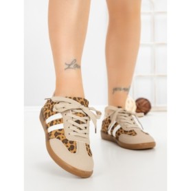 Pantofi Sport Dama LA-79 KHAKI-LEOPARD | ANDERINA