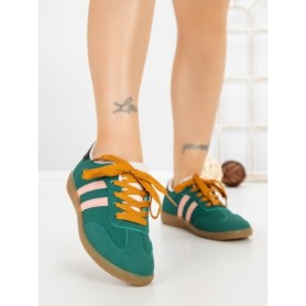 Pantofi Sport Dama LA-79 GREEN-FUCHSIA | ANDERINA