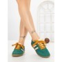 Pantofi Sport Dama LA-79 GREEN-FUCHSIA | ANDERINA