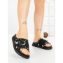 Papuci Dama cu Talpa Joasa JM376 NEGRO | ANNALISE