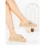 Papuci Dama cu Talpa Joasa JM376 TAUPE | ANNALISE