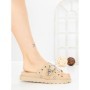 Papuci Dama cu Talpa Joasa JM376 TAUPE | ANNALISE