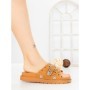 Papuci Dama cu Talpa Joasa JM376 CAMEL | ANNALISE