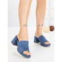 Papuci Dama cu Toc JM170F AZUL CLARO | ANNALISE