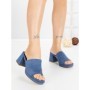 Papuci Dama cu Toc JM170F AZUL CLARO | ANNALISE