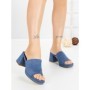 Papuci Dama cu Toc JM170F AZUL CLARO | ANNALISE