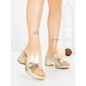 Papuci Dama cu Toc JM170F ORO | ANNALISE