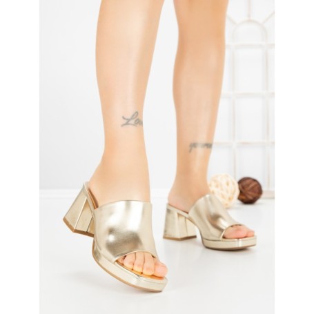 Papuci Dama cu Toc JM170F ORO | ANNALISE