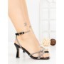Sandale Dama cu Toc Subtire JM669T NEGRO | ANNALISE