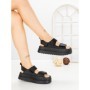 Sandale Dama cu Platforma JM576 NEGRO | ANNALISE