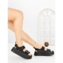 Sandale Dama cu Platforma JM576 NEGRO | ANNALISE