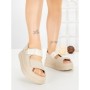 Sandale Dama cu Platforma JM576 BEZI | ANNALISE